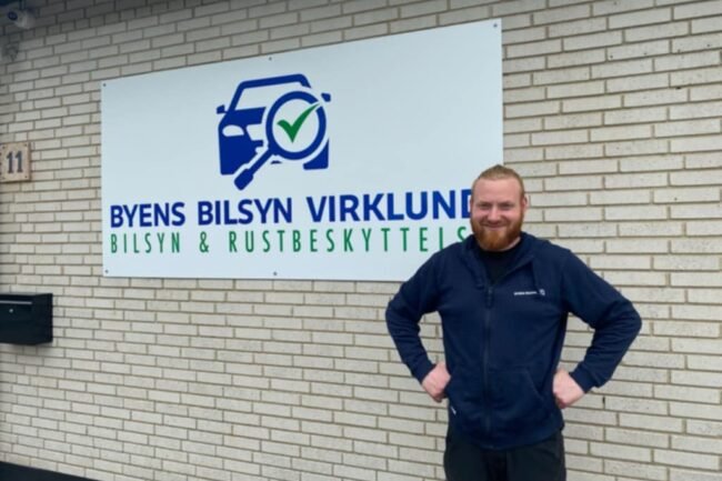 Tor hos Byens Bilsyn Virklund